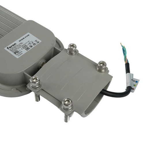 Светодиодный уличный консольный светильник Feron SP3040 80W 5000K 230V, серый фото 2
