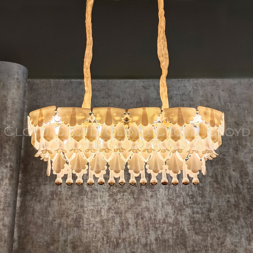 Люстра Cloyd PLINSE C14 / шир. 102 см - керамика - золото (арт.11493) Люстра Cloyd PLINSE C14 / шир. 102 см - керамика - золото (арт.11493)