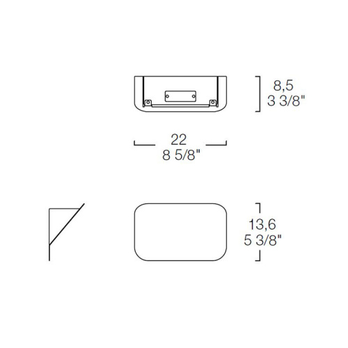 Настенный светильник YON P White фото 4
