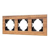 Рамка из натурального дерева FRM-XSILO-WD-3-SNL Arlight 051276