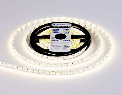 Светодиодная лента Ambrella Light 14,4W/m 180LED/m 2835SMD дневной белый 5M GS3202 фото 9