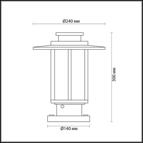 4047/1B NATURE ODL18 697 белый/коричневый Уличный светильник на столб IP54 E27 18W 220V MITO фото 3 4047/1B NATURE ODL18 697 белый/коричневый Уличный светильник на столб IP54 E27 18W 220V MITO фото 3