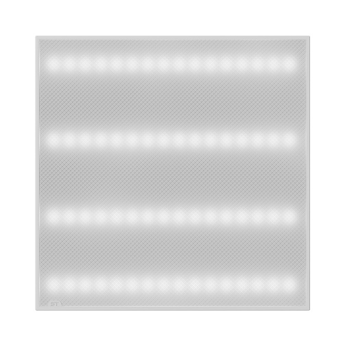 STP-A-1009-P-36-65K-40 Светильник ДВО ST Luce STANDART IP40 595*595*19 мм 36Вт 4200лм 6500К призма ( Коммерческое освещение фото 5