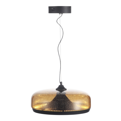 SL6014.603.01 Светильник подвесной ST-Luce Черный/Коричневый, с пузырьками LED 1*42W 3000K RIPPLE фото 6