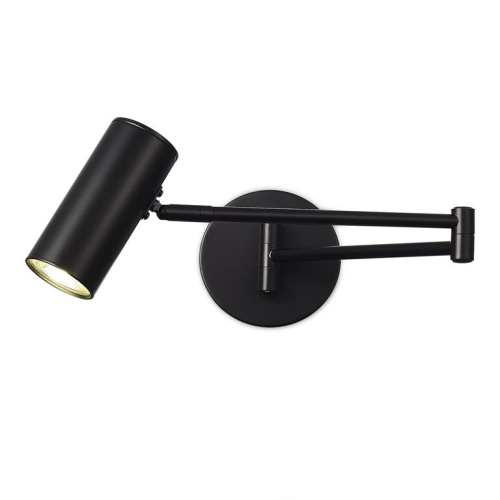 SLE201041-01 Светильник настенный Черный/Черный GU10 LED 1*5W 4000K ZOOM фото 3