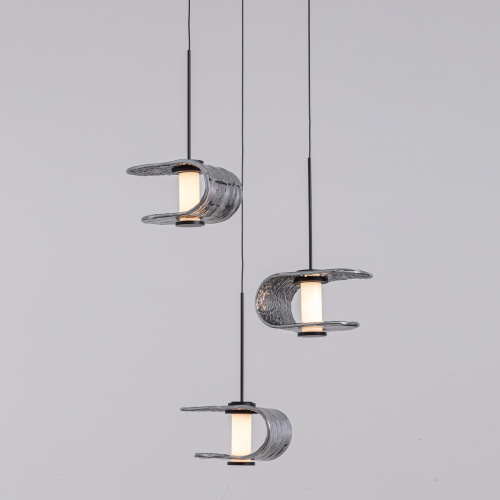 Подвесной светильник MD24020901-3A black/smoky фото 2