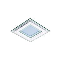 212040 Светильник ACRI QUA LED 6W 480LM БЕЛЫЙ/ПРОЗРАЧНЫЙ 4000K