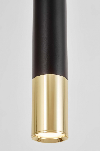 Подвесной светильник Lumina Deco Tuba LDP 1101-300 BK+GD фото 3