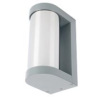 Светильник садово-парковый Feron DH1901, на стену, E27 230V, серый/зеркальный