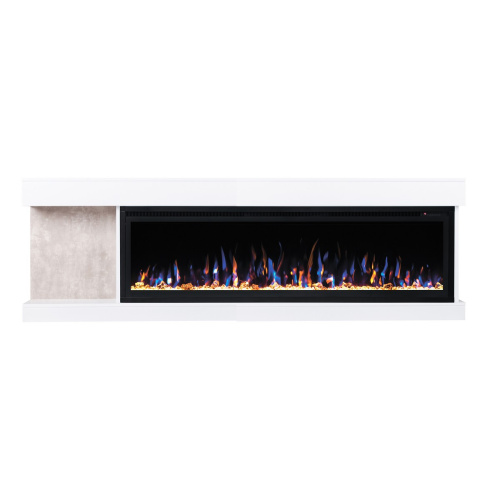 Электрокамин RealFlame Contempo 60 WT белый с очагом Saphir 60 Электрокамин RealFlame Contempo 60 WT белый с очагом Saphir 60