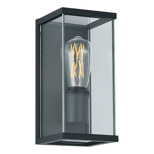 SL9019.701.01 Светильник уличный настенный ST-Luce темно-серый E27 1*15W GROSS фото 4