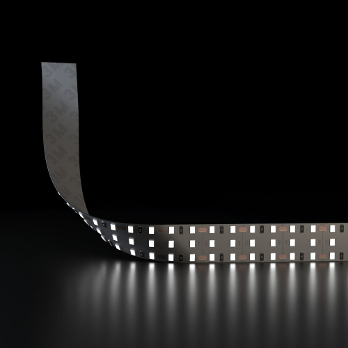 Светодиодная лента 360 LED 26 Вт IP20 трехрядная 6500К холодный белый, 5м 2835 24V 360Led 26W IP20 фото 2