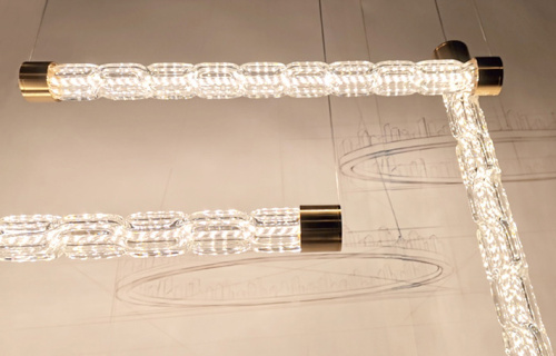 Подвесной светильник OMD8075A gold фото 4