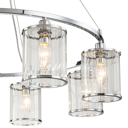 Подвесной светильник 13022/8P Chrome фото 3