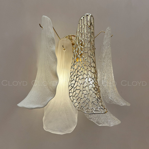 Бра Cloyd WASABI W2 / выс. 33 см - керамика - золото (арт.20406) фото 2