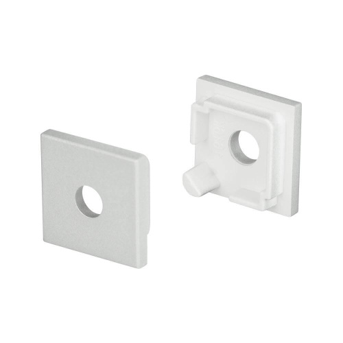 Набор заглушек Arlight SL-Kant-H16 Square с отверстием 024485 Набор заглушек Arlight SL-Kant-H16 Square с отверстием 024485