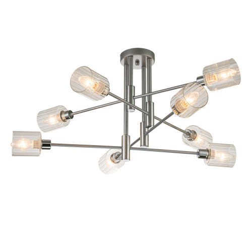 Светильник на штанге Escada 1140/8P E14*40W Silver/Chrome Светильник на штанге Escada 1140/8P E14*40W Silver/Chrome