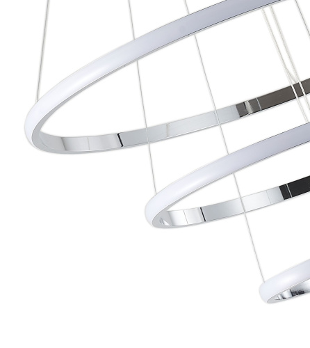 Люстра подвесная светодиодная хром LED 120Вт D40+60+80см Zortes RINGOLIGHT ZRS.33321.120C фото 8 Люстра подвесная светодиодная хром LED 120Вт D40+60+80см Zortes RINGOLIGHT ZRS.33321.120C фото 8
