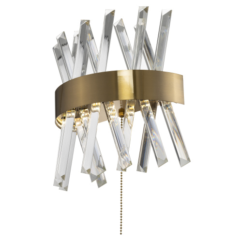Citilux Ричард CL336313 LED Бра хрустальное с выключателем Бронза фото 6 Citilux Ричард CL336313 LED Бра хрустальное с выключателем Бронза фото 6