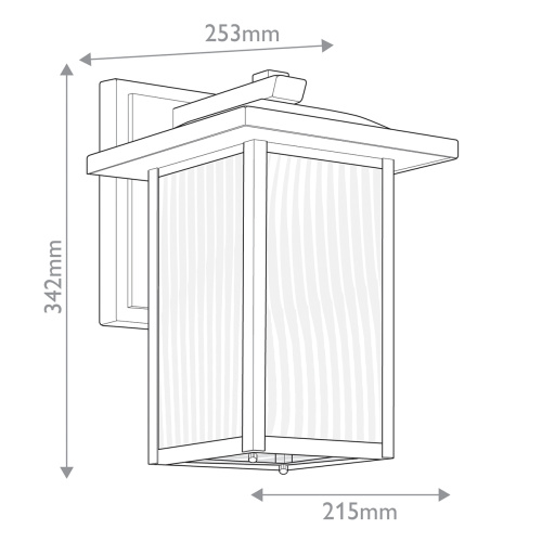 Настенный фонарь Kichler, Арт. KL-CAPPANNA-M-BKT фото 10