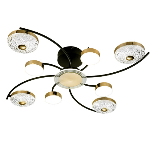 Потолочный светильник Escada 10208/8 LED*110W Black/Gold Потолочный светильник Escada 10208/8 LED*110W Black/Gold