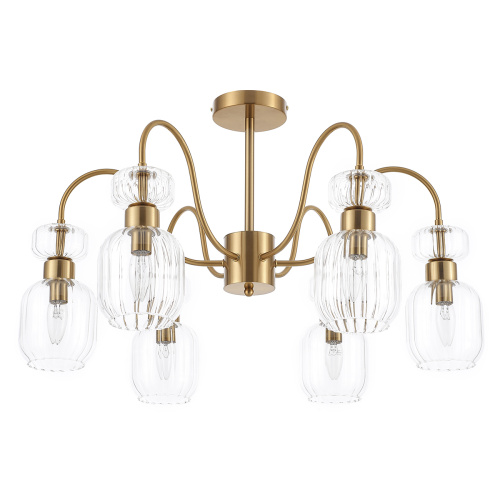 Светильник на штанге Escada 1141/6PL E14*60W Antigue copper/Clear фото 3 Светильник на штанге Escada 1141/6PL E14*60W Antigue copper/Clear фото 3