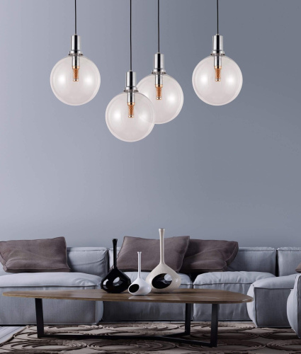 Подвесной светильник Lumina Deco Dorito LDP 1212-250 GY+CHR фото 4