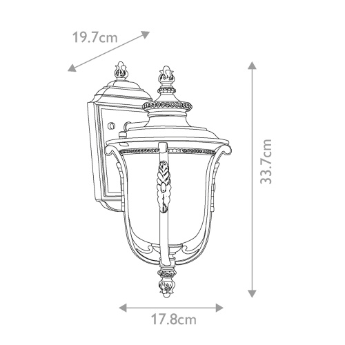 Настенный фонарь Kichler, Арт. KL-LUVERNE2-S фото 9