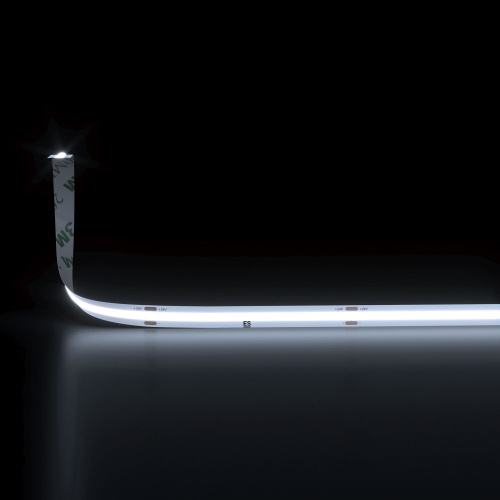 Лента светодиодная 480Led 14W IP20 6500K холодный белый, 5м COB 24V 480Led 14W IP20 фото 2