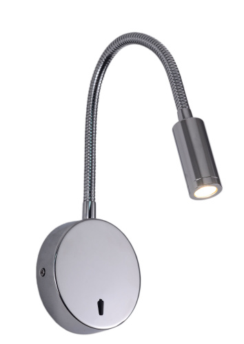 Светильник настенный гибкий хром LED 3Вт 55см Zortes NIKKY ZRS.19104.3 фото 3 Светильник настенный гибкий хром LED 3Вт 55см Zortes NIKKY ZRS.19104.3 фото 3