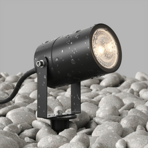 DK9800-BK Грунтовый светильник MOSS, IP65, GU10 LED, до 15 Вт, черный, алюминий фото 4