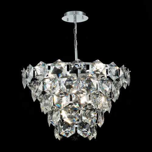 SL1631.103.09 Люстра подвесная ST-Luce Хром/Прозрачный E14 9*40W VITERBO фото 8 SL1631.103.09 Люстра подвесная ST-Luce Хром/Прозрачный E14 9*40W VITERBO фото 8