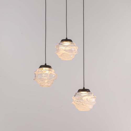 Подвесной светильник MD25030003-3A matt black/clear фото 2 Подвесной светильник MD25030003-3A matt black/clear фото 2