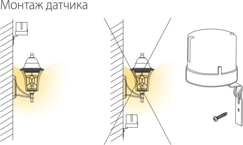 Датчик освещенности 5500W IP44 SNS L 07 фото 2