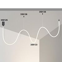359125 KONST NT23 086 черный База для накладного монтажа светильников 359128-359133 IP20 15-40W 170-265V RAMO