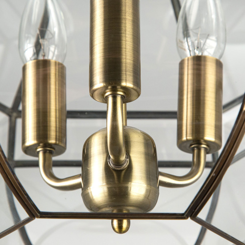 Citilux Гера-1 CL444130 Люстра подвесная витражная Бронза фото 9 Citilux Гера-1 CL444130 Люстра подвесная витражная Бронза фото 9