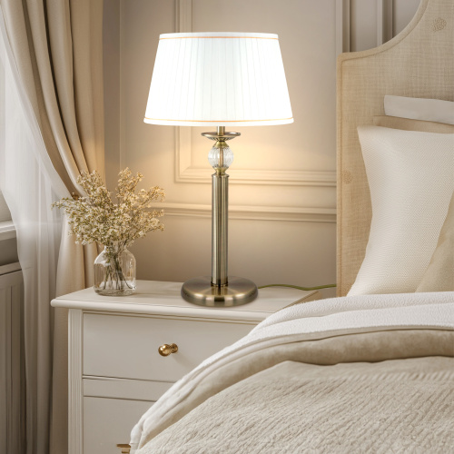 Citilux Гера CL433813 Настольная лампа с абажуром Бронза фото 12 Citilux Гера CL433813 Настольная лампа с абажуром Бронза фото 12