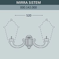 Fumagalli Консоль для паркового фонаря FUMAGALLI MIRRA SYS  000.142.000.A0