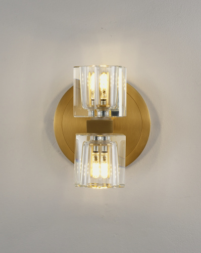 Светильник настенный Moderli V11016-2W Brass фото 2 Светильник настенный Moderli V11016-2W Brass фото 2