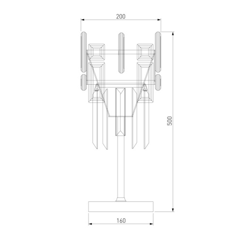 Настольная лампа Bogates Lago 01108/1 Strotskis фото 6
