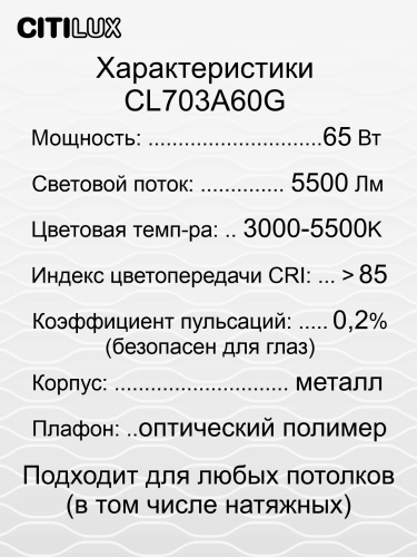 Citilux Старлайт Смарт CL703A60G Умная люстра Хром фото 17 Citilux Старлайт Смарт CL703A60G Умная люстра Хром фото 17