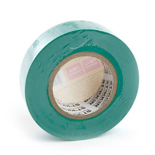 Изоляционная лента STEKKER INTP01319-20 0,13*19 мм, 20 м. зеленая фото 4