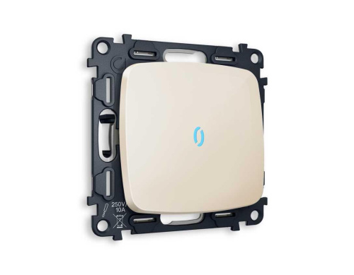 Комплект механизма 1-кл выключателя AMBRELLA VOLT с подсветкой 10000K OMEGA Бежевый глянец QUANT (OP3020, VM101, G17B) MO302020 Комплект механизма 1-кл выключателя AMBRELLA VOLT с подсветкой 10000K OMEGA Бежевый глянец QUANT (OP3020, VM101, G17B) MO302020