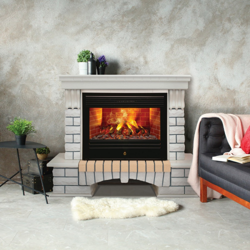 Электрокамин RealFlame Country 26 WT с очагом 3D Novara фото 9 Электрокамин RealFlame Country 26 WT с очагом 3D Novara фото 9