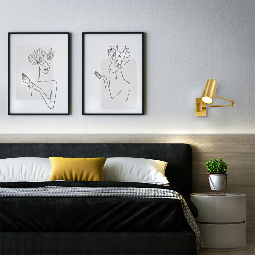 Настенный светильник Escada 10282/1 LED*6W Brass фото 5 Настенный светильник Escada 10282/1 LED*6W Brass фото 5