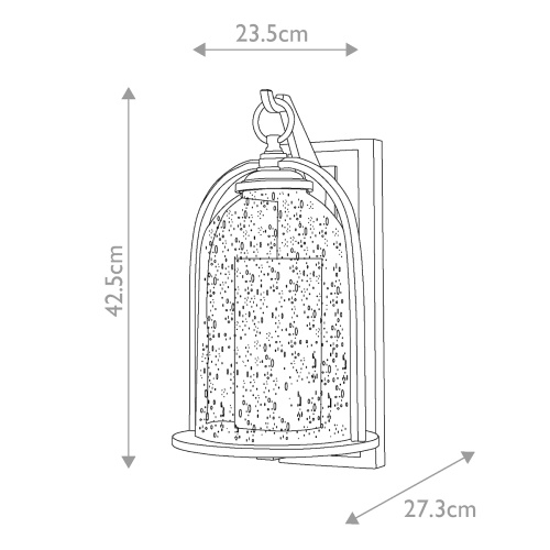 Настенный фонарь Hinkley Lighting, Арт. HK-QUINCY-M фото 4