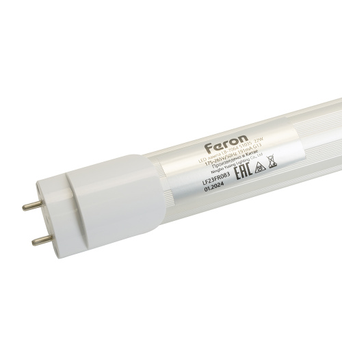 Лампа светодиодная для растений T8 Feron LB-7064 G13 22W 175 1,2м 265V красно-синий спектр пластик фото 9