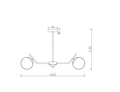 Люстра Freya FR5173PL-06BS фото 2