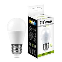 Лампа светодиодная Feron LB-750 Шарик E27 11W 175-265V 4000K
