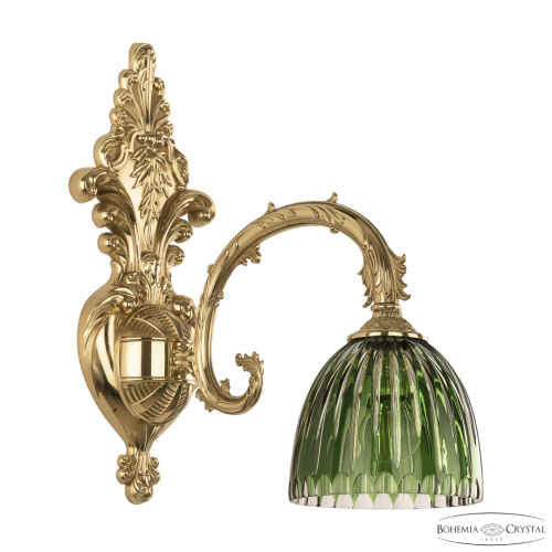 Бра бронзовые с хрусталём 7109B15/1/210 G P1 D Clear-Green/H-1K Бра бронзовые с хрусталём 7109B15/1/210 G P1 D Clear-Green/H-1K